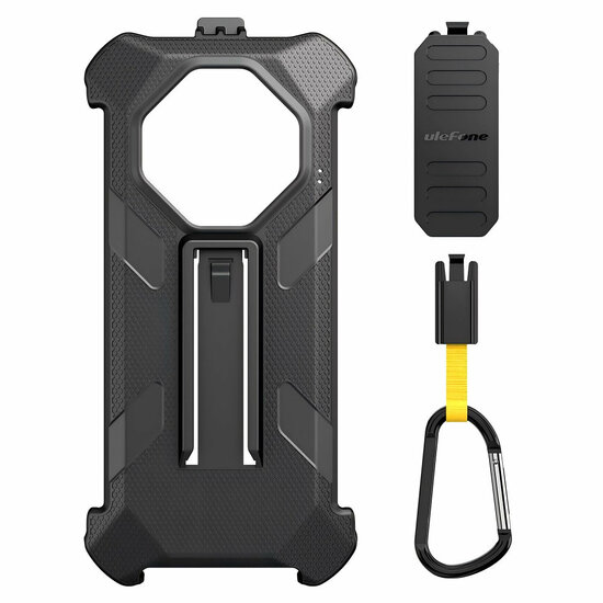 Ulefone - Multifunctional Case voor Ulefone Armor X16 / X16 Pro - Black