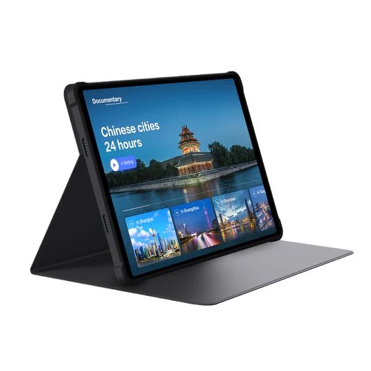 Ulefone - Smart Book Cover pour Ulefone Tab A11 / A11 Pro - Black