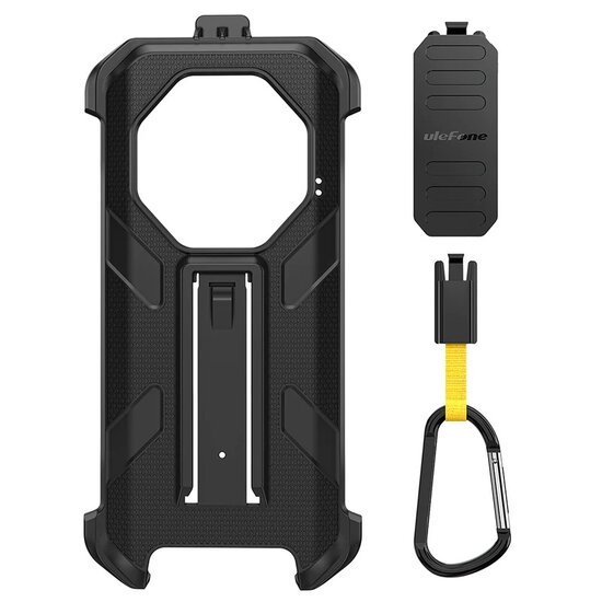 Ulefone - Multifunctional Case voor Ulefone Armor X32 / X32 Pro - Black