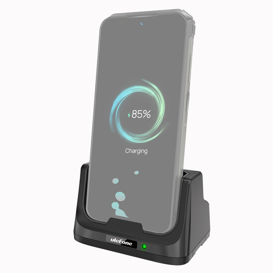 Ulefone - 10W Desk Charging Dock voor Ulefone Armor 21 / Power Armor 16 Pro / 16S - Black