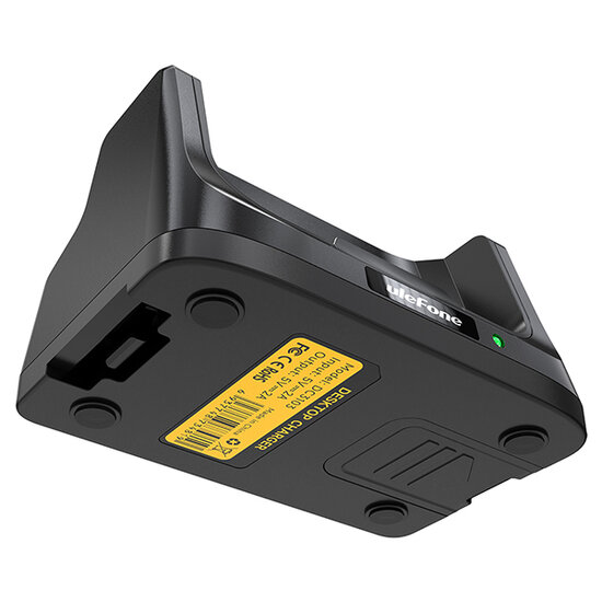 Ulefone - 10W Desk Charging Dock voor Ulefone Armor 21 / Power Armor 16 Pro / 16S - Black