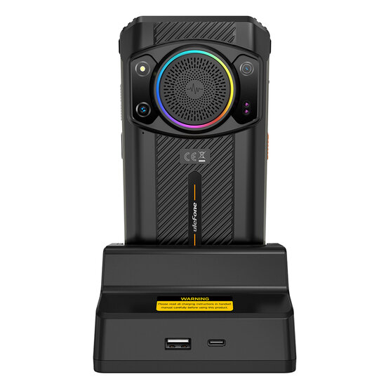 Ulefone - 10W Desk Charging Dock voor Ulefone Armor 21 / Power Armor 16 Pro / 16S - Black