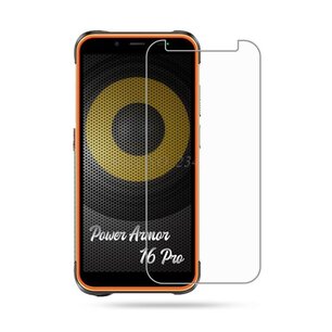 Ulefone - Tempered Glass Screenprotector pour Ulefone Power Armor 16 Pro / 16S - Transparent